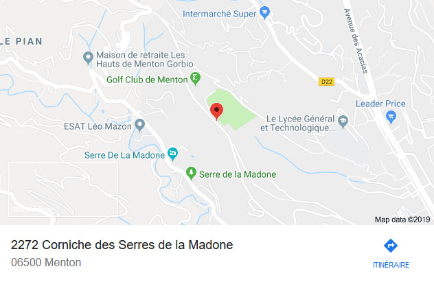 2272 Corniche des Serres de la Madone 06500 MENTON